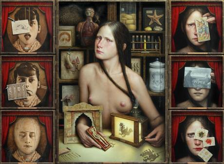 'Dies Irae' del artista Dino Valls. Óleo sobre tabla