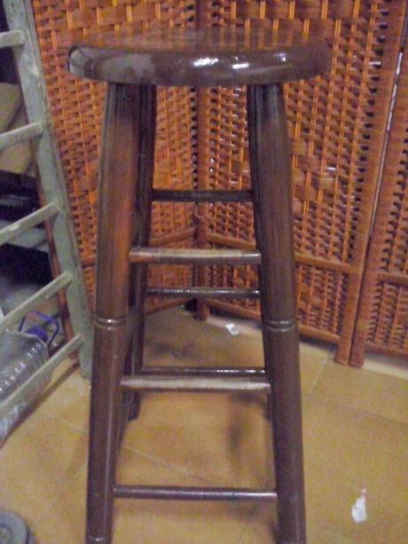 ♥ ♥ ♥ TABURETE BARRA, ANTES Y DESPUÉS