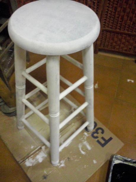 ♥ ♥ ♥ TABURETE BARRA, ANTES Y DESPUÉS