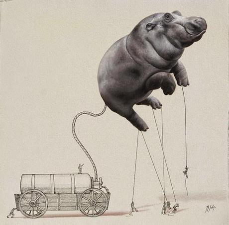 Ricardo Solís, un constructor que crea animales a través de la ilustración
