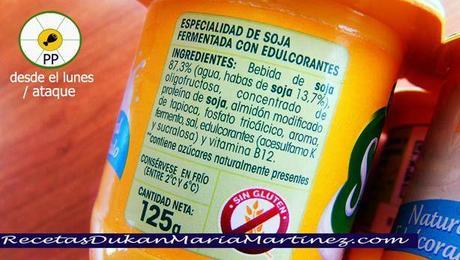 Savia Danone Ingredientes (dieta Dukan)