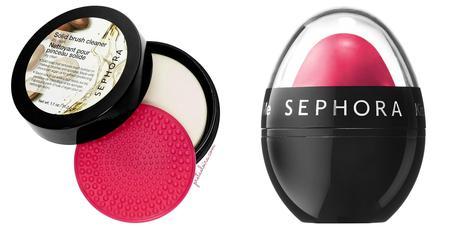 nuevo Solid Brush Cleaner y Kiss Me Balm de Sephora
