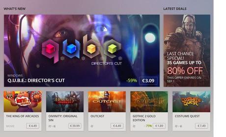 La nueva web de GOG presenta su mejor cara