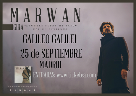 MARWAN EN MADRID EL 25 DE SEPTIEMBRE