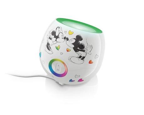 Cómo iluminar habitaciones infantiles con lámparas adecuadas Lámpara infantil de Mickey y Minnie de Philips