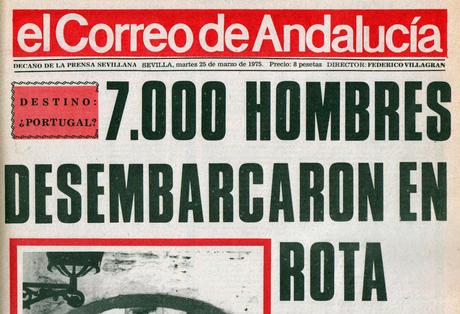 El desembarco americano en Rota de 1975