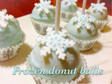 Frozen donut balls