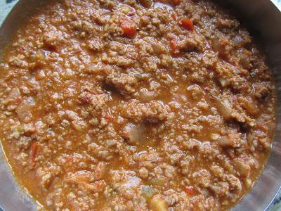 Canelones o lasaña de carne y paté