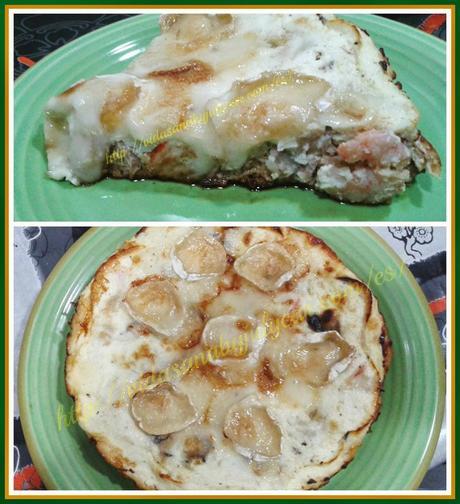 Quiché marinero light con queso cabra