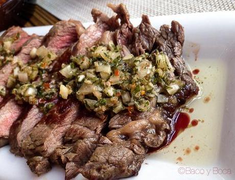 Entrecot con chimichurri en Centonze
