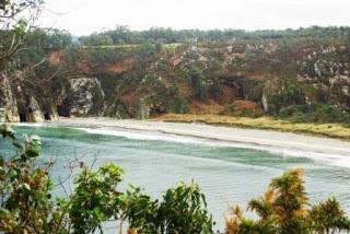 Vista de la playa de Barayo desde la senda