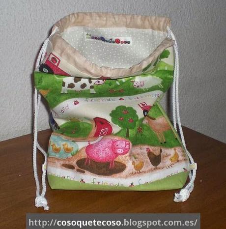 Mochila animales de granja