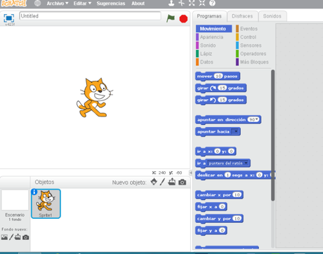 Una plataforma para aprender programación para los mas pequeños sacracth