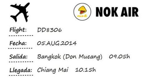 flight Bangkok - Chiang Mai