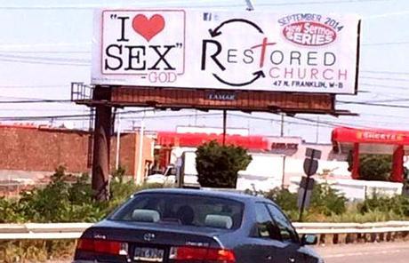 ‘Dios ama el sexo’, campaña evangélica en Pennsylvania