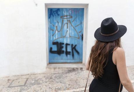 street style barbara crespo altea black long dress C&A fashion blogger outfit blog de moda 