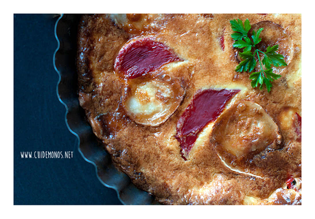 Quiché de queso de cabra y pimientos Quiché de queso de cabra y pimientos