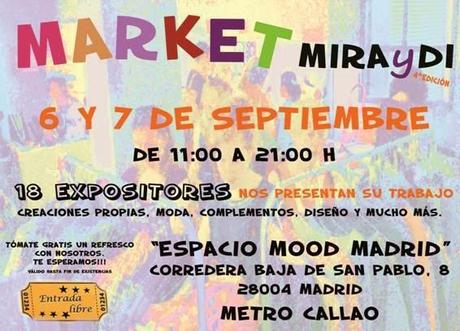 Market MIRAyDI 6 y 7 de septiembre en el Espacio Mood de Madrid