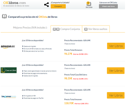 OKlibros.com: El primer comparador de libros de texto en España