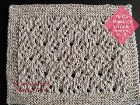 0048.-  Punto diamante calado