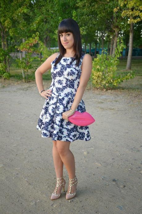 Navy blue and Pink!!!