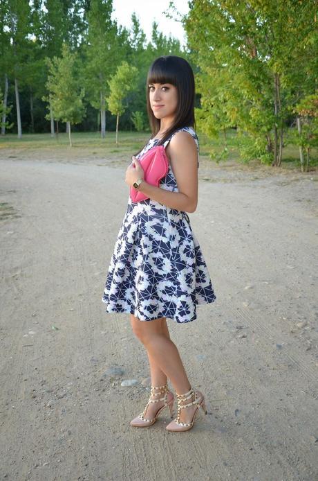 Navy blue and Pink!!!