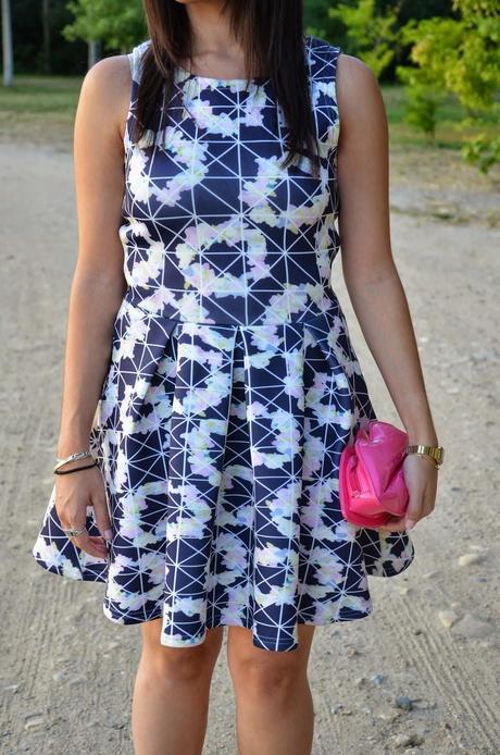 Navy blue and Pink!!!