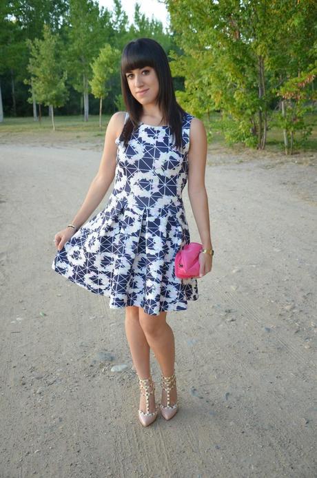 Navy blue and Pink!!!