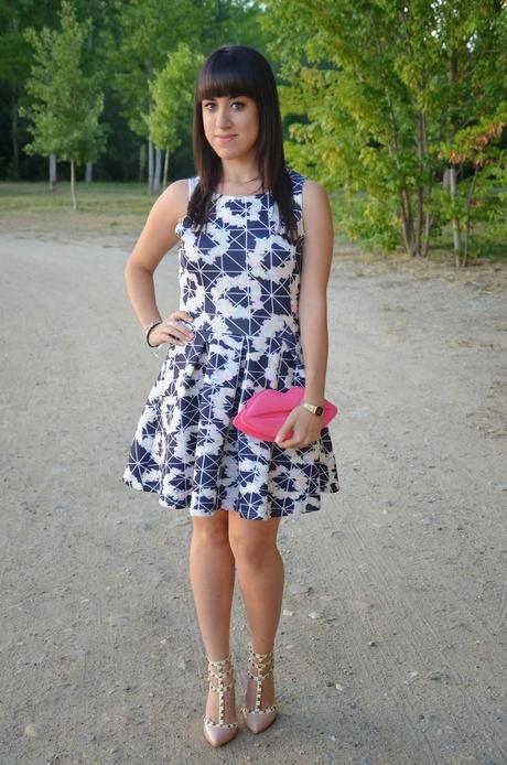 Navy blue and Pink!!!