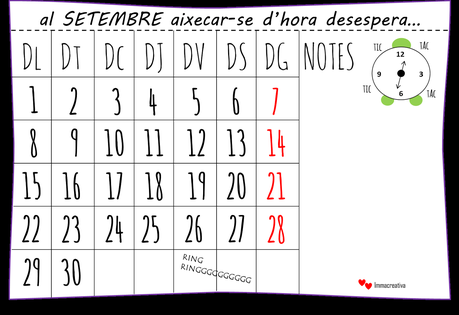 Calendario Imma Creativa