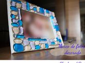Marco decorado vidrio