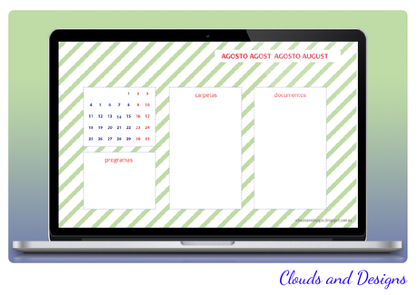Calendarios agosto - Domingo de recomendaciones -