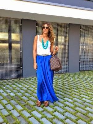 OUTFIT AZUL TENDENCIA 2014