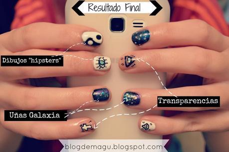 ♔ Nail Art - Hipster Nail Art / manimonday ❀