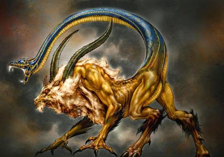 Seres mitológicos voladores#8 QUIMERA