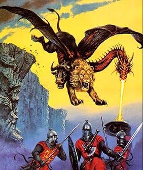 Seres mitológicos voladores#8 QUIMERA