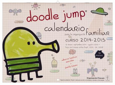 Portada calendario doodle jump