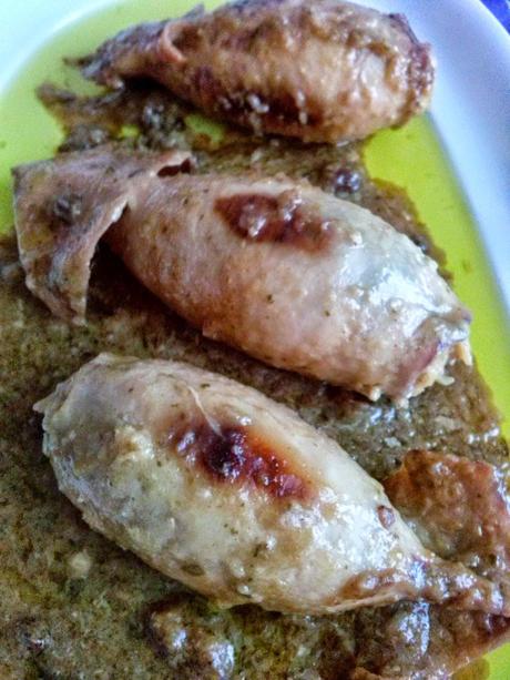 Lulas Rellenas de Bacalao