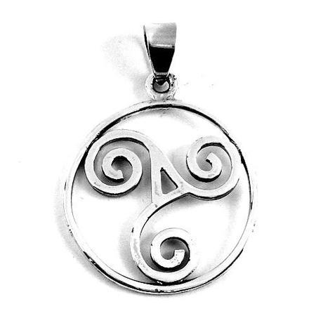El Trisquel y el Conjuro Queimada. Joyas de Plata Online Colgante Trisquel en Plata - El Rincón de Mis Alhajas