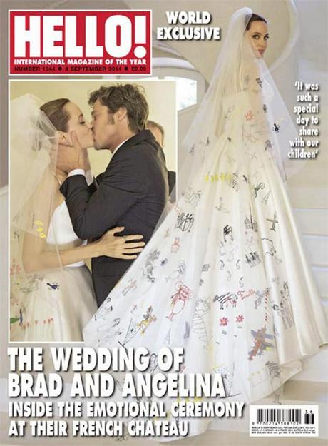 El vestido de boda de Angelina Jolie
