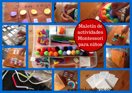 Maletín de actividades Montessori DIY