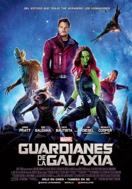 Reseña de cine: Guardianes de la galaxia.