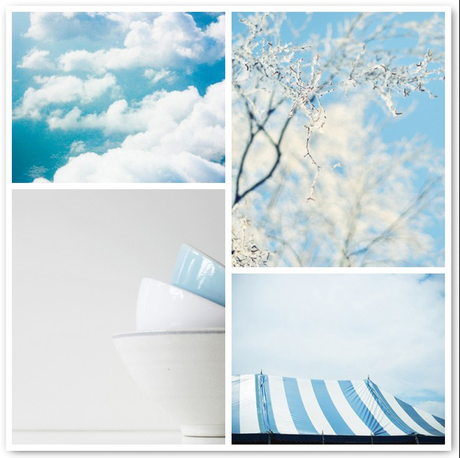 Decoraciones Azul Cielo...el color de los Sueños