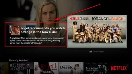 NetFlix ahora permite recomendar series y películas en forma privada con sus amigos de Facebook netflix-recomendaciones-amigos-facebook