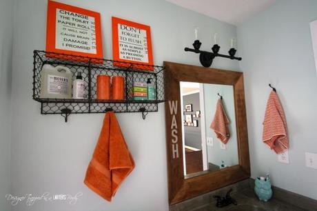 ANTES/DESPUÉS DE UN BAÑO DE ESTILO INDUSTRIAL