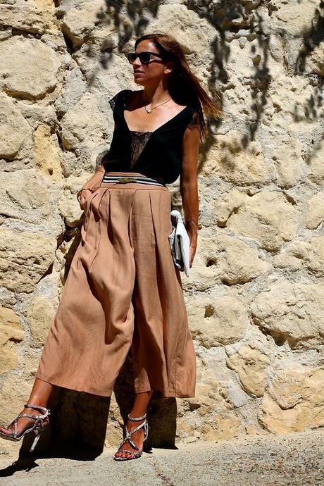 top lencero y culottes