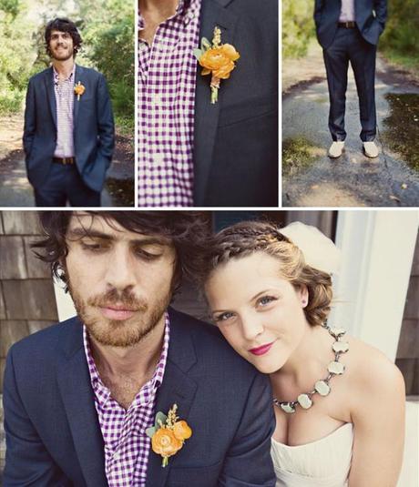 Camisas estampadas para novios Green Wedding Shoes