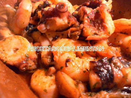 PULPO AL AJILLO