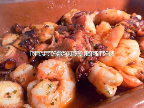 PULPO AL AJILLO