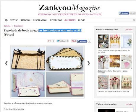 Tendencia invitaciones de boda 2015